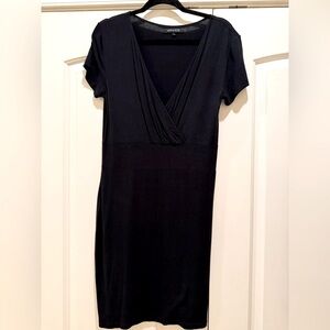 Black V-Neck Dress